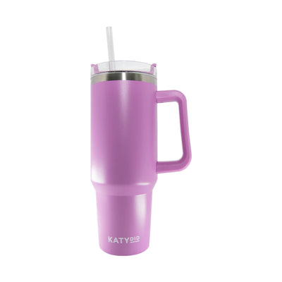 Orchid Tumbler Cup w Handle - 40 oz