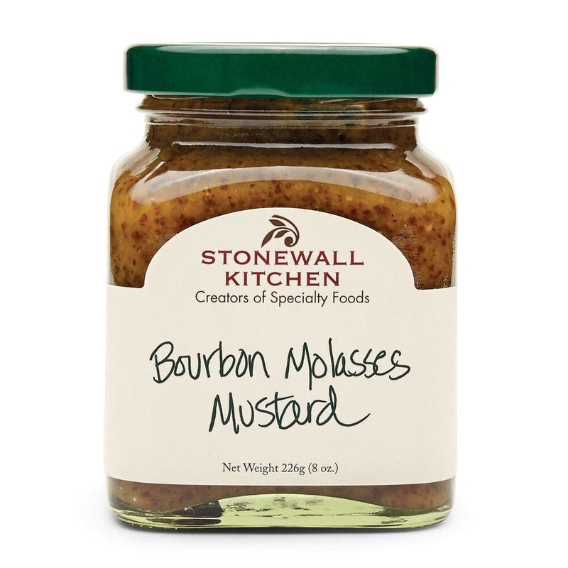 Bourbon Molasses Mustard is perfectly matched for baked beans, potato salad, or a traditional boiled dinner.