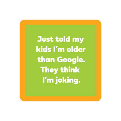 Drinks on Me Coasters' Google Coaster 