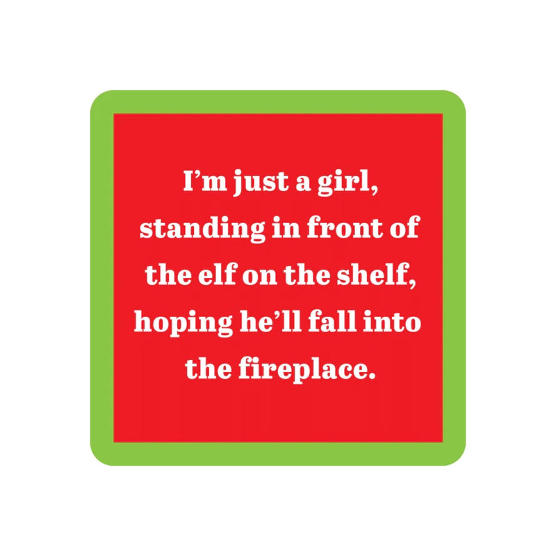 Elf on the Shelf Coaster