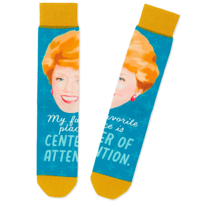 Cheesecake Novelty Crew Socks Dorothy from the Golden Girls 