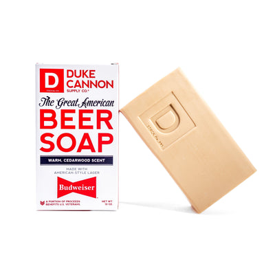 GREAT AMERICAN BEER SOAP -- MADE WITH BUDWEISER