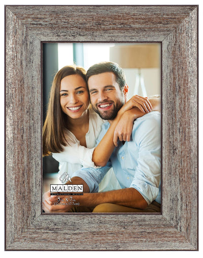 Champagne Gloss Frame - 5x7 with durable glass front that will protect and showcase 