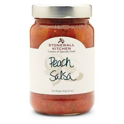 Peach Salsa with grilled chicken, pork, or fish