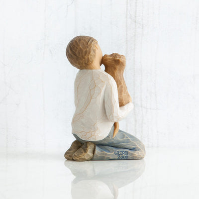 Willow Tree Kindness is a traditional, hand-painted wooden doll that is perfect for kids.
