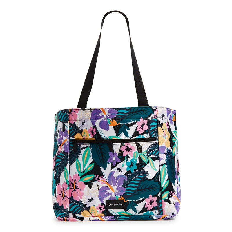 Drawstring Family Tote Bag- Island Floral