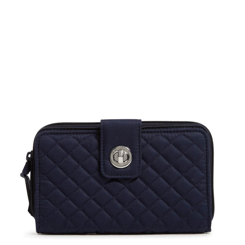 RFID Turnlock Wallet- Classic Navy