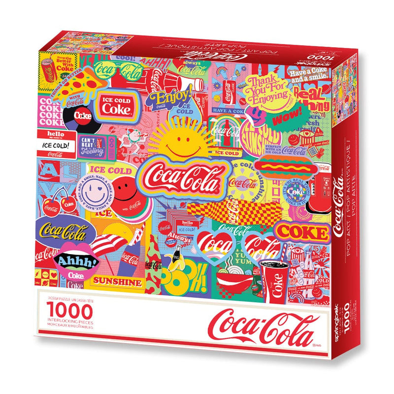 Pop Art coca cola 1000 Piece Jigsaw Puzzle