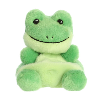 the frog is likely a 5 inch Aurora Palm Pals Ribbit plush toy