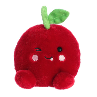 Mini Red Palm Pals” or “Cordial Cherry,”  it is not possible to tell from the image alone exactly what brand or type of plush toy it is.