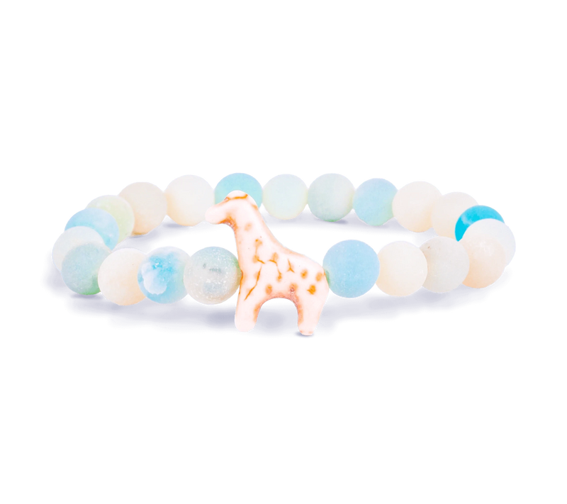 The Trek Giraffe Bracelet - Sky Stone