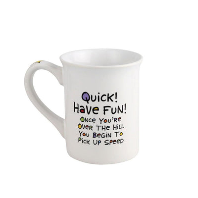 cheerful mug from the Cuppa Doodles collection
