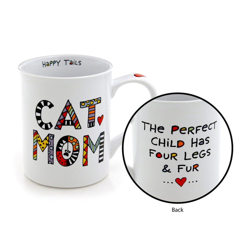 Cuppa Doodle Cat Mom Mug, 16 oz. capacity