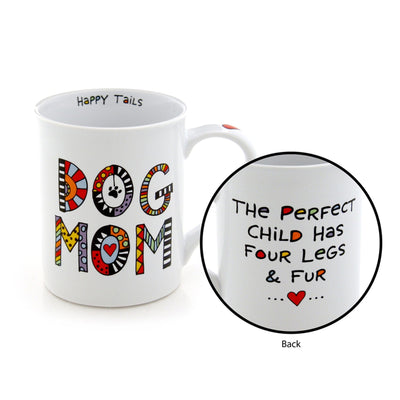 Cuppa Doodle: Dog Mom Mug with Features: Funny dog-centric front, back, and rim messaging