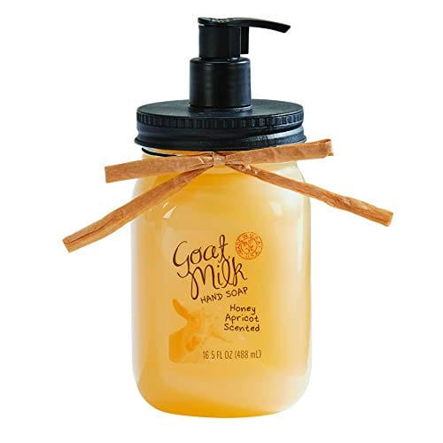 Goat Milk Hand Soap Honey and apricot-scented hand soap contains nourishing goat milk and leaves hands soft and delicately scented.