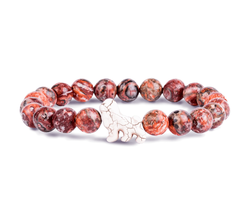 The Excursion Lion Bracelet - Sahara Stone