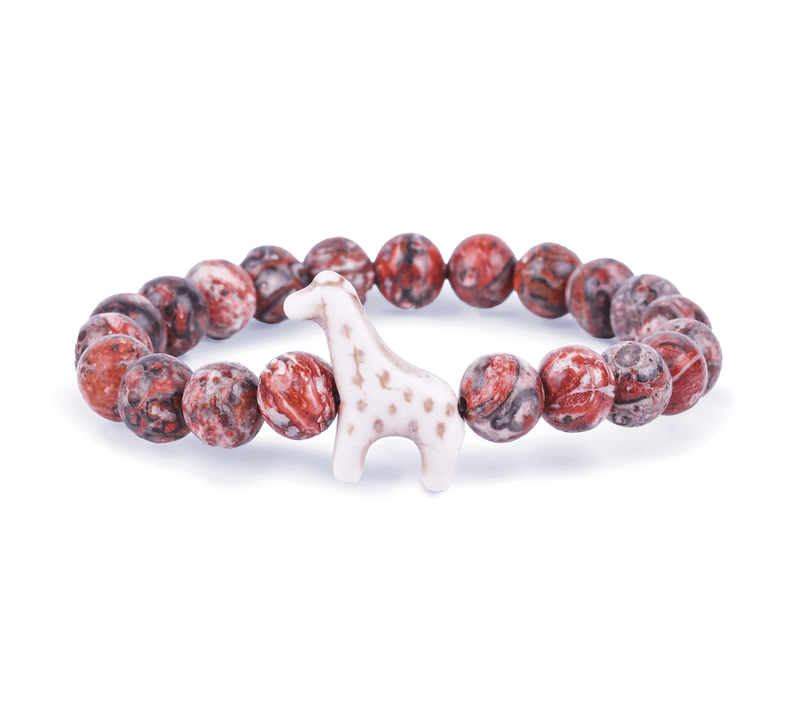 The Trek Giraffe Bracelet - Sahara Stone