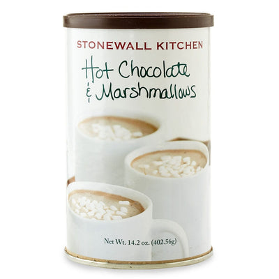 Hot chocolate and marshmallows with subtle coffee and cinnamon accents.