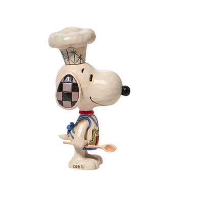 Snoopy Chef Mini With a playful smile, this canine chef prepares dinner with his cook's hat, wooden spoon, and apron.