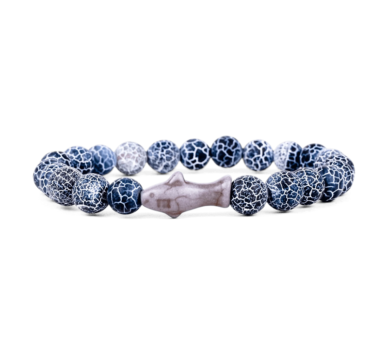 The Voyage Shark Bracelet -  Deep Blue