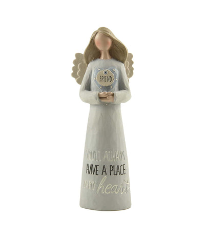 Place in My Heart Angel with Friend Sign Figurine is a wonderful gift for that special friend.