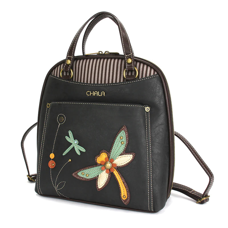 Convertible Backpack Purse - Dragonfly