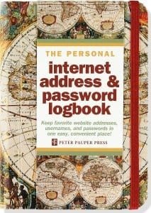 The Personal Internet Address and Password Logbook: No more Internet headaches! giograpycally