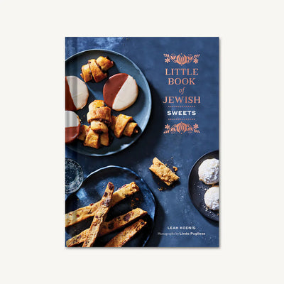 The Little Book of Jewish Sweets With delectable photography and 25 tasty recipes—from orange-chocolate rugelach and mocha black-and-white cookies to fig baklava and cinnamon-almond babka