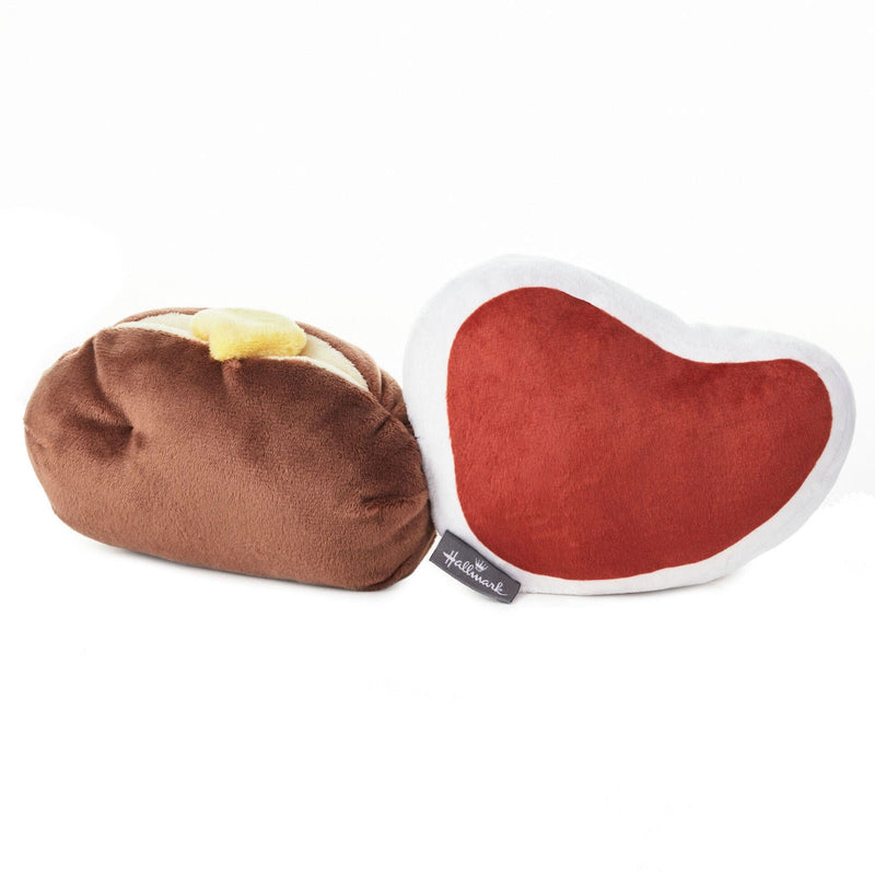 Better Together: Steak and Potato Magnetic Plush on the back side