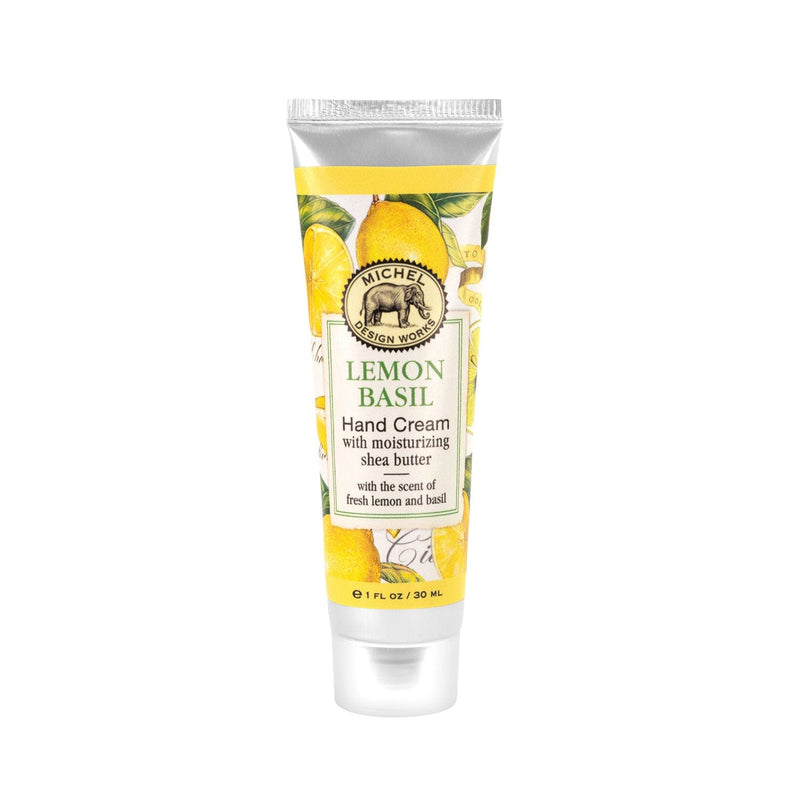 Lemon Basil - Hand Cream with its fresh citrus scents of lemon and mandarin enhanced with green basil leaf