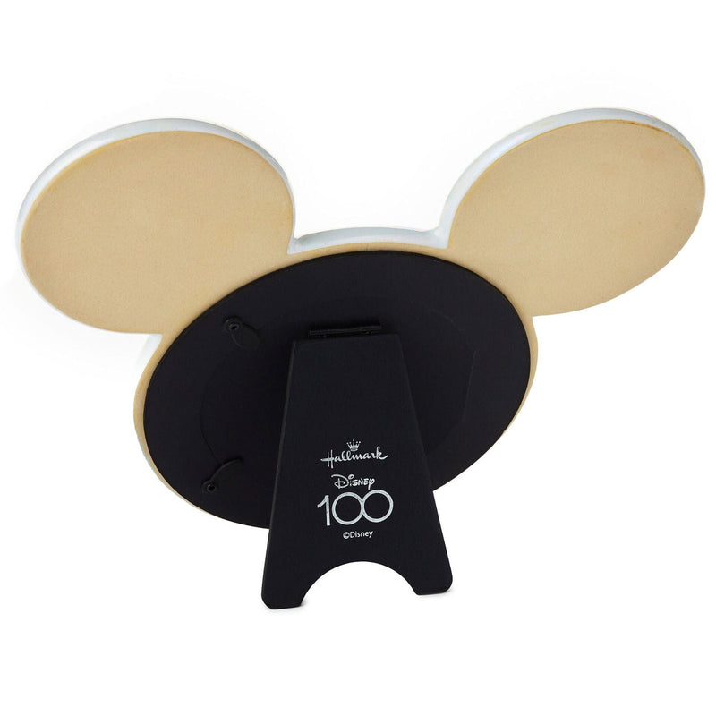Disney 100 Years of Wonder Mickey Ears Ceramic Picture Frame, 4x4