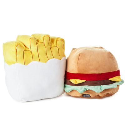 Larger, Better Together Magnetic Plush Burger and Fries on the Back side