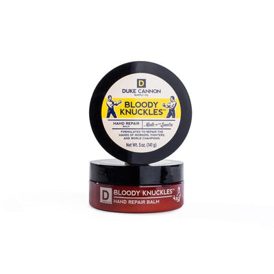 That's why Duke Cannon introduced Bloody Knuckles Hand Repair Balm. Made with lanolin,