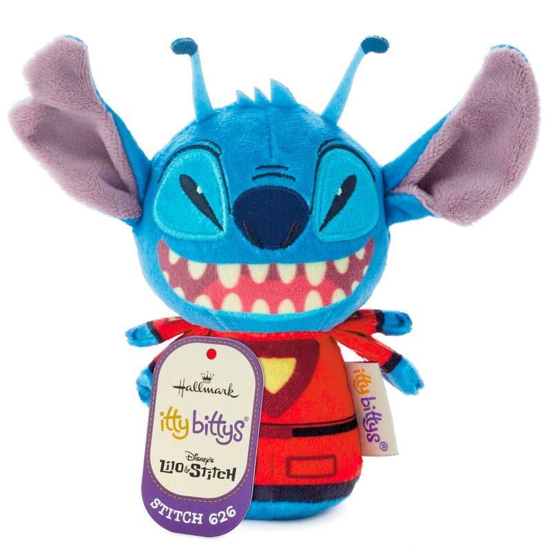 Disney Lilo & Stitch Alien Stitch 626 itty bittys plush in red spacesuit.


