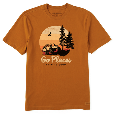 Go Places Crusher-LITE Tee - Men's - Coffee Brown