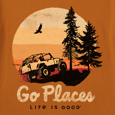 Go Places Crusher-LITE Tee - Men's - Coffee Brown
