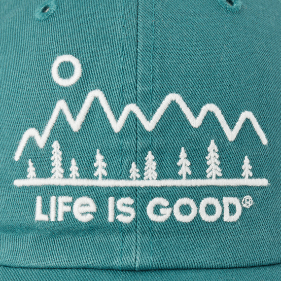 Minimal Nature Landscape Chill Cap - Spruce Green