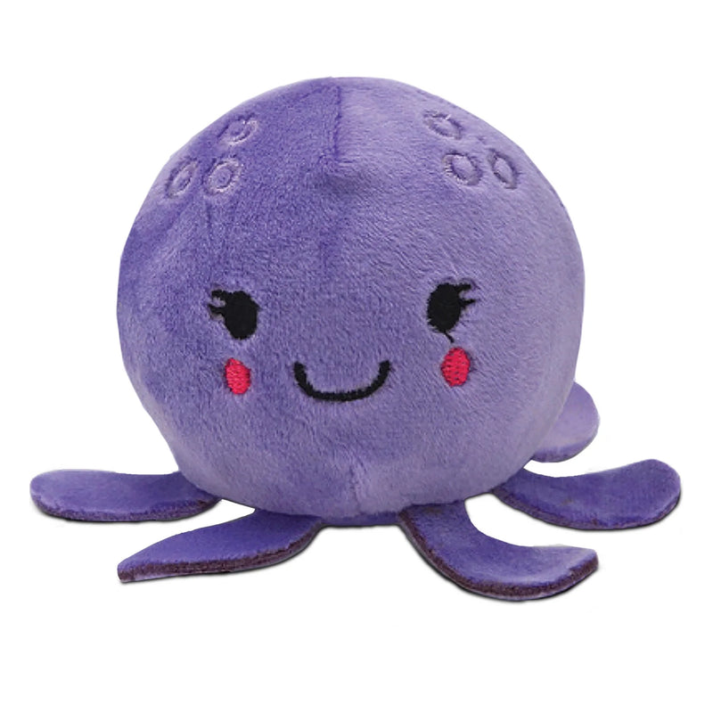 A purple-furred, gel-filled fidget-busting octopus toy.