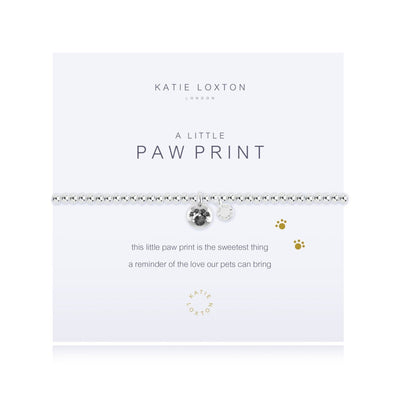 A Little Paw Print, Silver Bracelet: a paw print is the sweetest thing, and love is all our pets can bring."