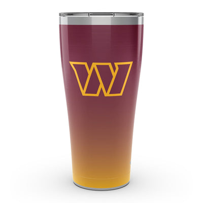 Ombre 30 oz Stainless Steel Tumbler with Slider Lid, Washington Commanders