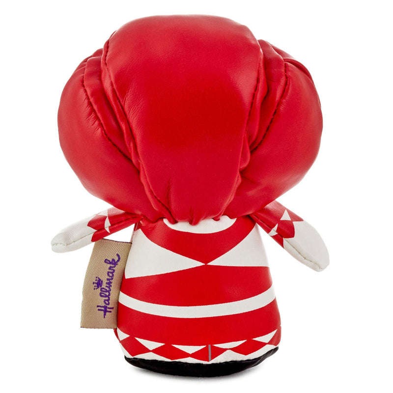 Itty Bittys Red Ranger plush from Mighty Morphin Power Rangers, soft collectible with red suit and helmet detailing.

