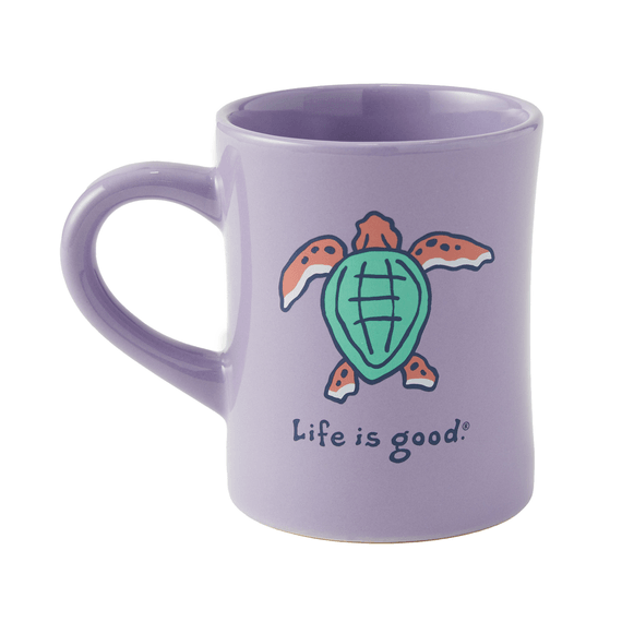 Sea Turtle Diner Mug - Lilac Purple