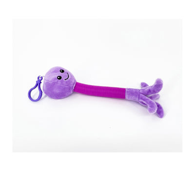 Octopus Clip with the security and emotional support of your favorite plush toy. 