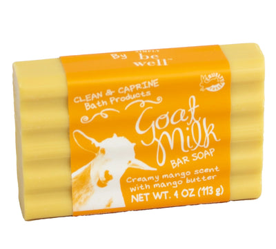 Goat Milk Creamy Mango Bar Soap with ultra-nourishing goat milk