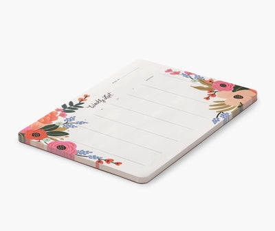 WEEKLY DESK PAD - LIVELY FLORAL