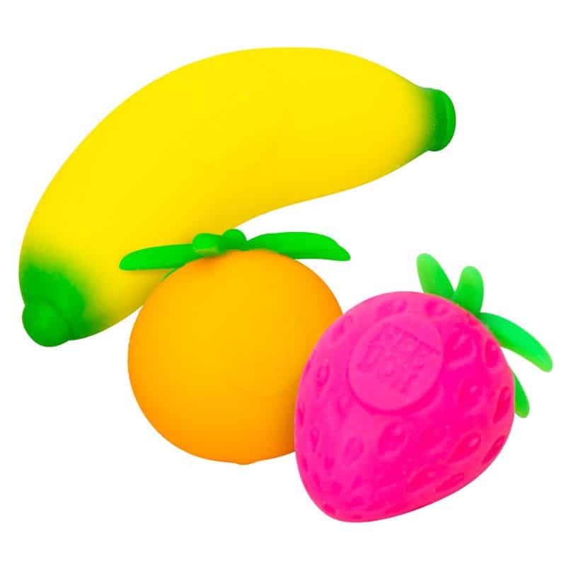 Groovy Fruit - Nee Doh with Boss Banana, Outta Sight Strawberry