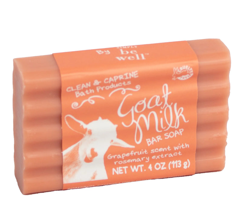 Goat Milk Grapefruit Bar Soap with ultra-nourishing goat milk The smooth, milky lather combined with the gently exfoliating rosemary extract will leave your skin feeling soft and clean.