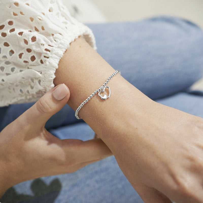 Boxed bracelet with gold-embossed &