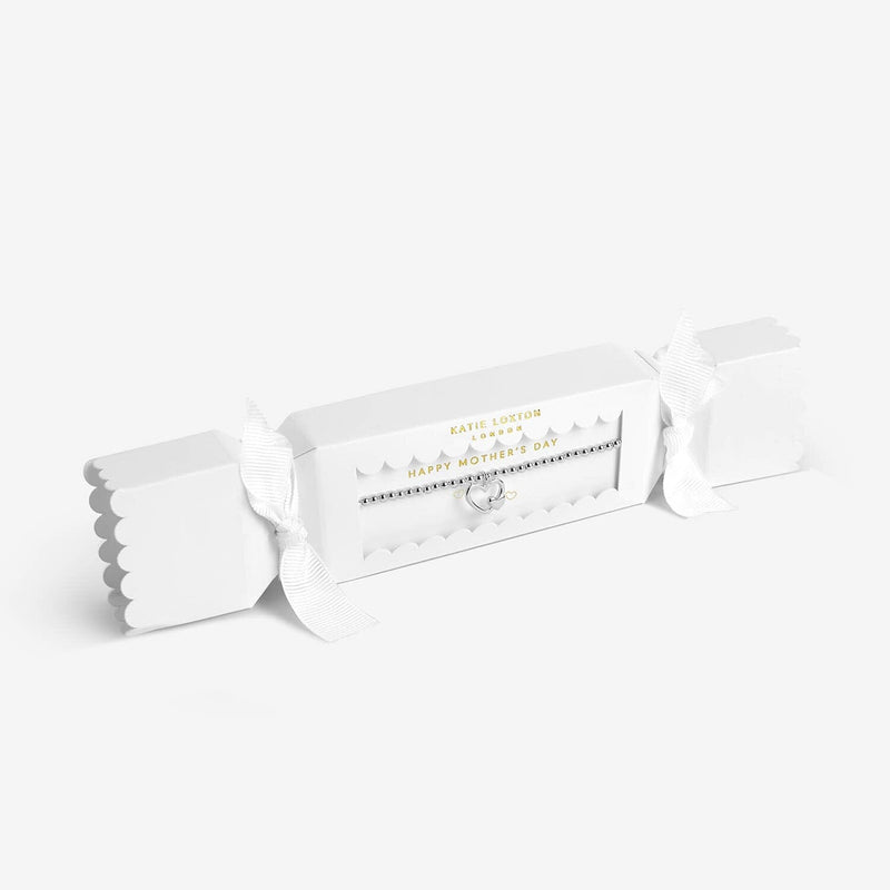 Boxed bracelet with gold-embossed &
