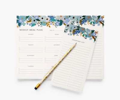 Garden Party Blue Meal Planner Notification